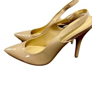 Chinese Laundry Women's Beige Slingback Heels